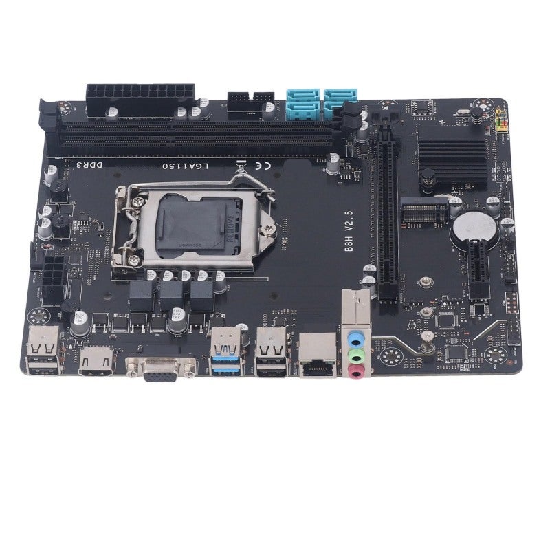 B8H B85 Gaming Motherboard LGA1150 DDR3 Dual Channel Memory Slot - USB 3.0 Ports Desktop Computer Motherboard for Core i7 i5 i3 Processors - Image 4