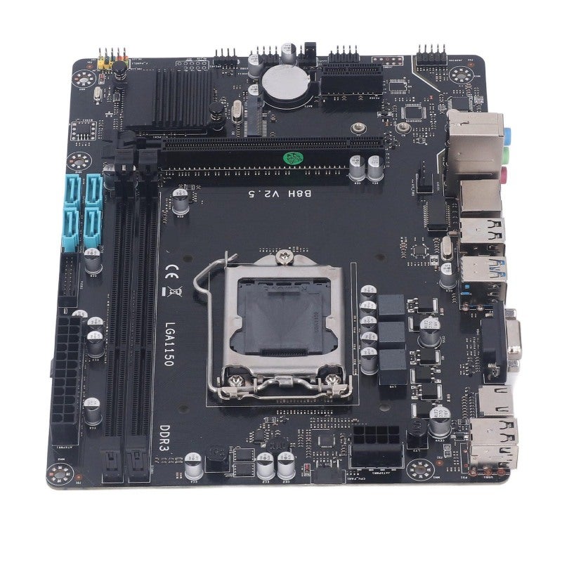 B8H B85 Gaming Motherboard LGA1150 DDR3 Dual Channel Memory Slot - USB 3.0 Ports Desktop Computer Motherboard for Core i7 i5 i3 Processors - Image 2