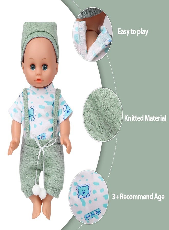 ARTST Baby Doll Clothes,12 inch Doll Clothing for Baby Alive, 5 Set Knitted Outfit Accessories for 10-12 inch Girls Boys - Image 3
