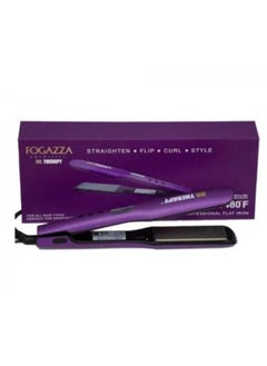 FOGAZZA COSMETICS Titanium Ceramic Hair Straightener wide 480  Fahrenheit  - Image 1