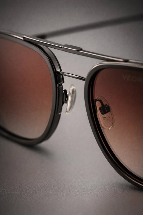 Full Rim Hexagonal Unisex Sunglasses S-M-A-V2070 S C2