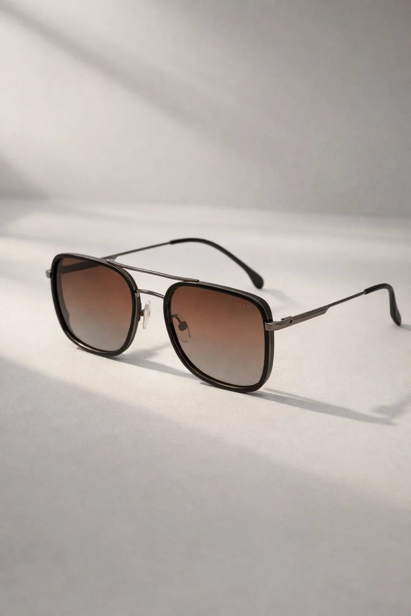 VEGAS Full Rim Hexagonal Unisex Sunglasses S-M-A-V2070 S C2 - Image 2