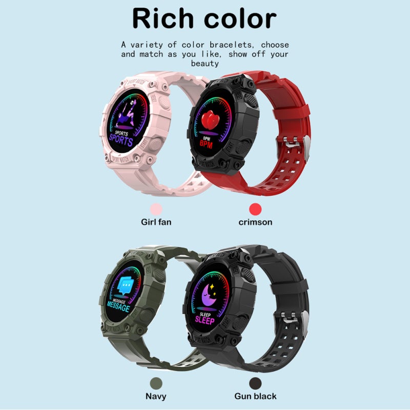 Intelligent Watch: Black, IP67 Waterproof, Tempered Glass Scratch-resistant Screen - Large Touch Display, Real-time Message Reminder, Heart Rate Sleep Monitoring, Multi-sports Modes for Android & iOS - Image 5