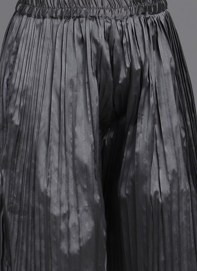 أيه كيه إس طقم بناتي أسود مطوي - Image 3