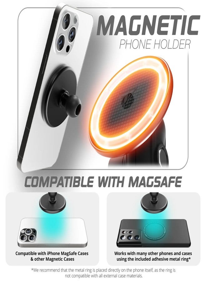 Tackform Link Vent Mount Magnetic Phone Holder - Compatible with MagSafe, BlueCruise, 2021-2025 Ford F150 & Raptor, 2023-2025 Ford Super Duty | Aluminum | 3.5" Arm | Black - Image 5