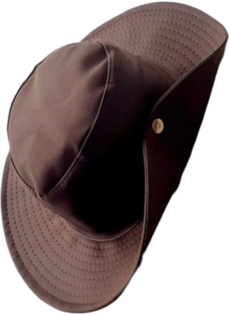 تيزجيلسين Foldable Safari Hat with Non-Flagging Pattern
