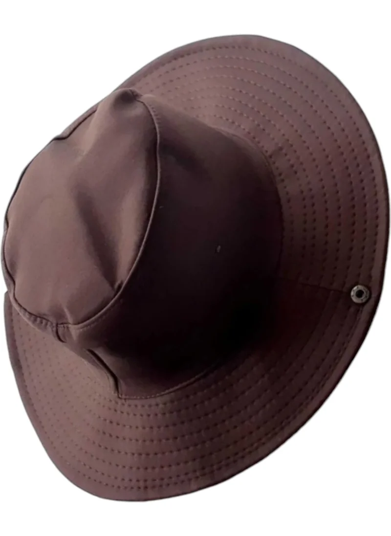 تيزجيلسين Foldable Safari Hat with Non-Flagging Pattern
