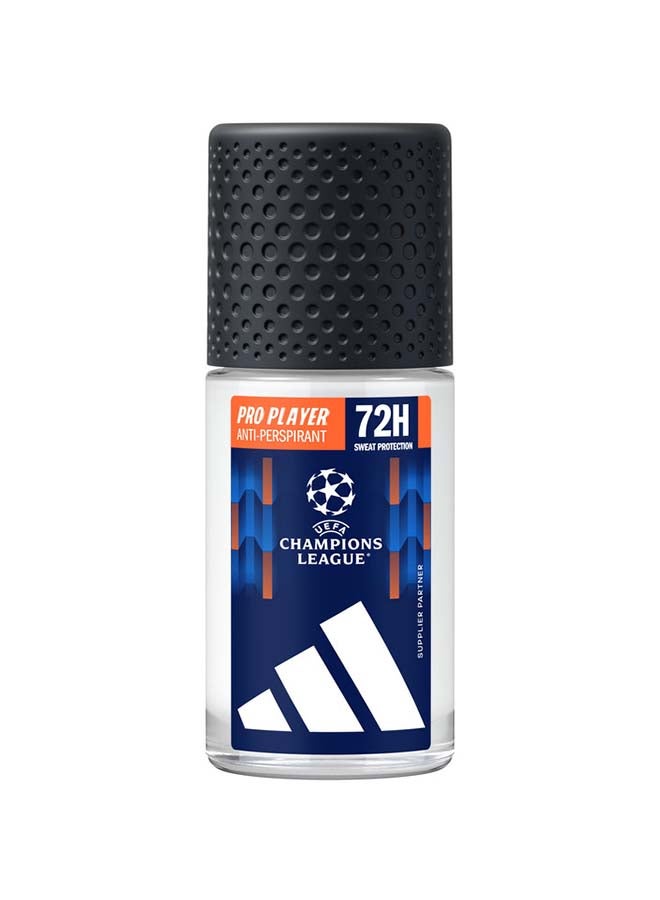 Adidas UEFA Champions League PRO PLAYER Edition - Anti-Perspirant Roll-On 50ml - Image 1