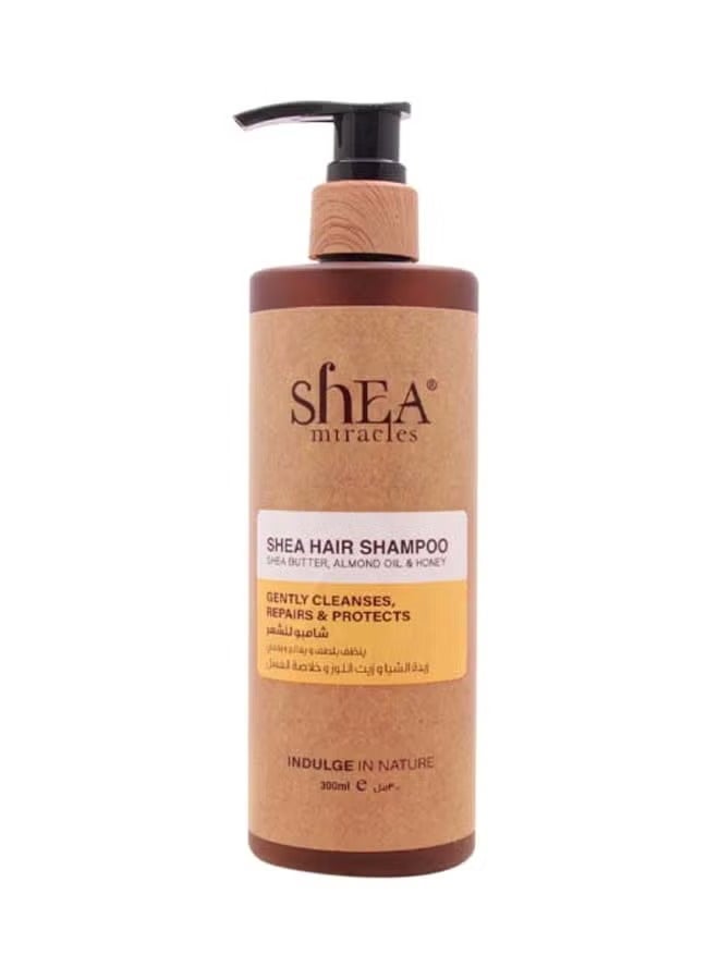 ShEA miracles Hair Shampoo Almond Oil & Honey 300ml - Image 1