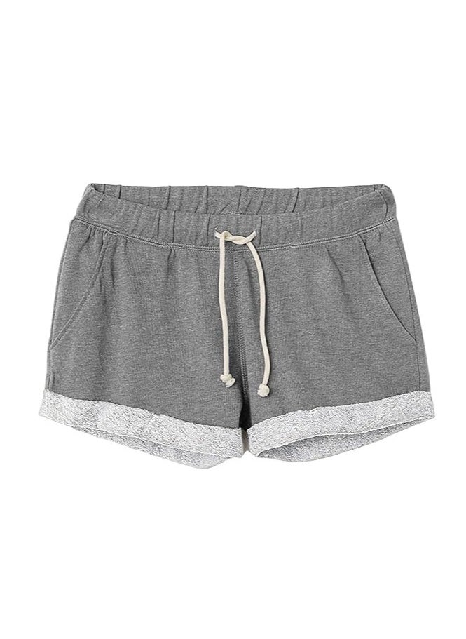 LOUD UNIVERSE Women's Cotton Casual Shorts – Lightweight, Breathable, Summer Lounge & Workout Wea  - Image 2