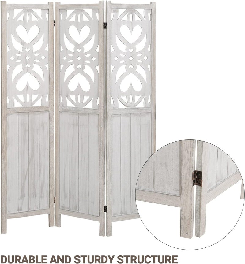 BPA فاصل غرف خشبي BPA بطول 5.6 قدم مع 3 ألواح - Image 4