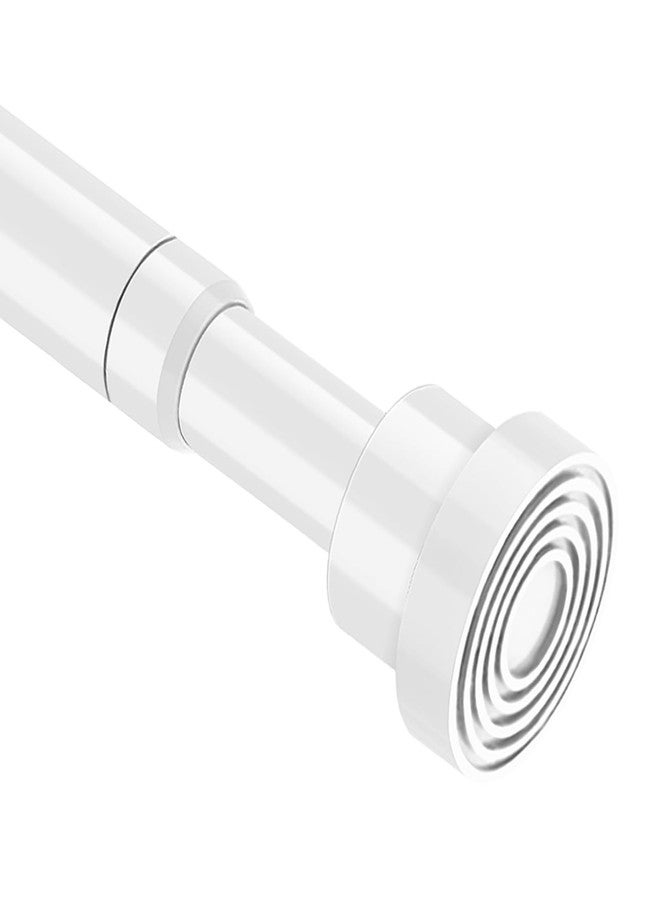 MOEROTER Spring Curtain Rod 33 to 56 Inch Adjustable White Curtain Rod No Drilling Non-Slip Expandable Tension Rod for Window, Doorway, Closet, Door, Wardrobe - Image 1