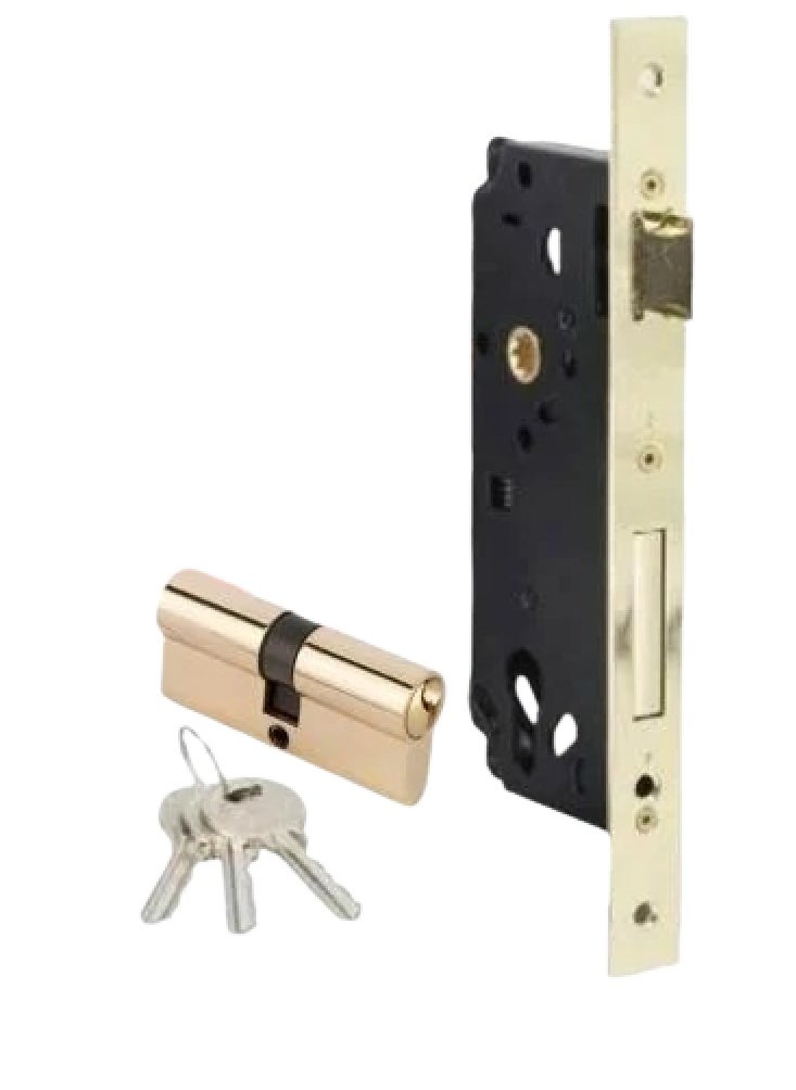 tucra TUCRA Wooden Door Mortise Lock | Available in 40mm & 45mm | Durable Build & Sleek Design | Fits Wooden & Metal Doors | High-Quality Construction 