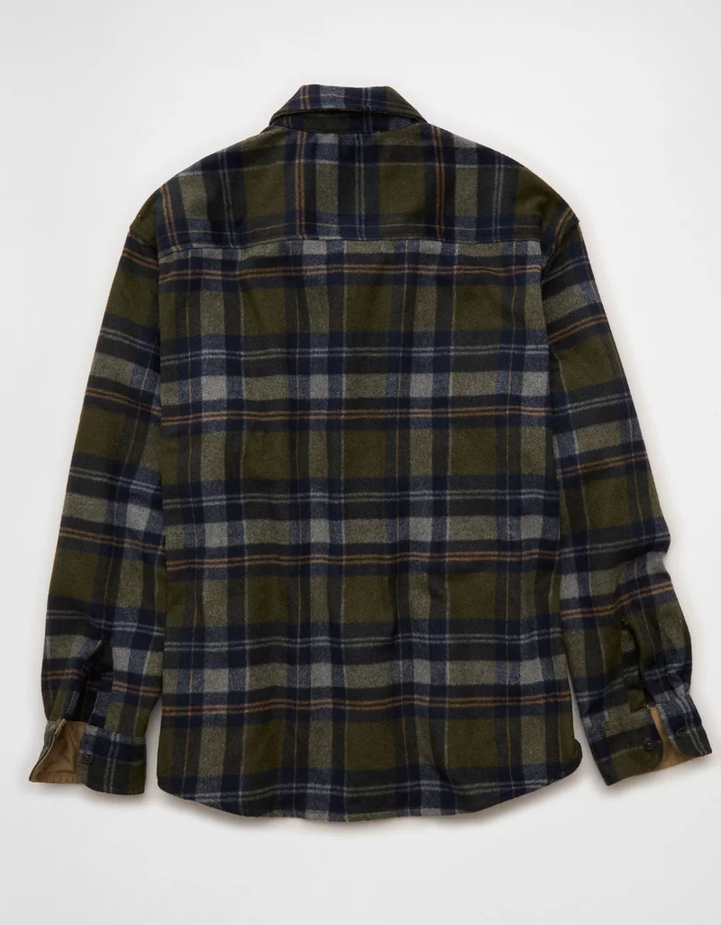 American Eagle  AE Oversized Heavyweight Flannel for Women | Best Price UAE