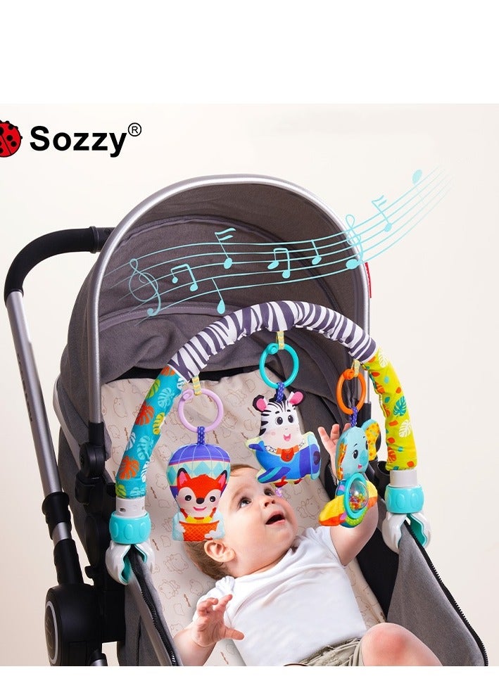 Sozzy Baby Music Bell Pendant - Baby Cart Wind Chime Soothing Toy - Bedhead Bell Car Pendant - Image 2