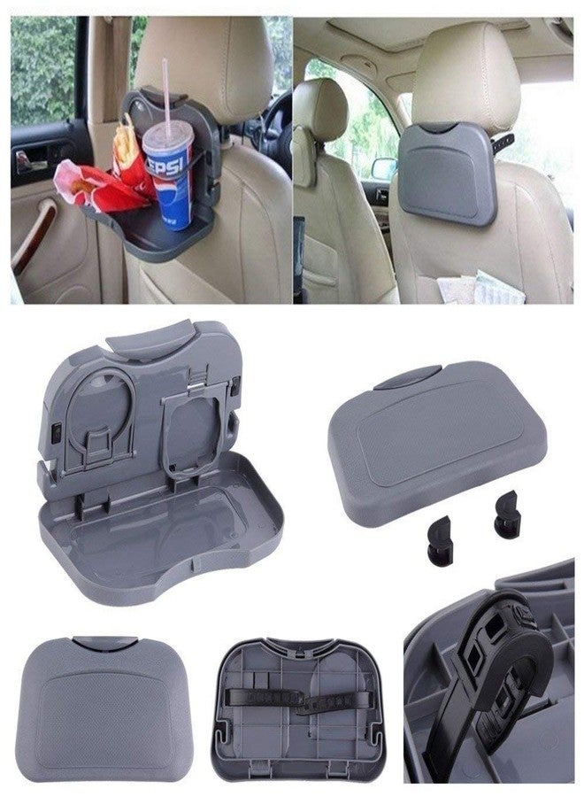 BIRZAR Portable Car Back Seat Hanging Dining Tray Stand // Foldable Car Back Seat Dining Tray Stand Holder for Traveling (1Pcs) (Multicolour) - Image 5