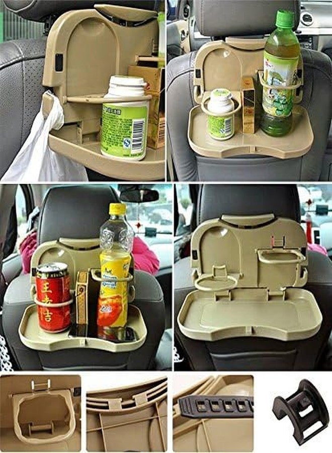 BIRZAR Portable Car Back Seat Hanging Dining Tray Stand // Foldable Car Back Seat Dining Tray Stand Holder for Traveling (1Pcs) (Multicolour) - Image 4