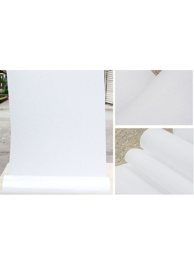 Glue Static Decorative Window Film White 50x200cm - Image 3