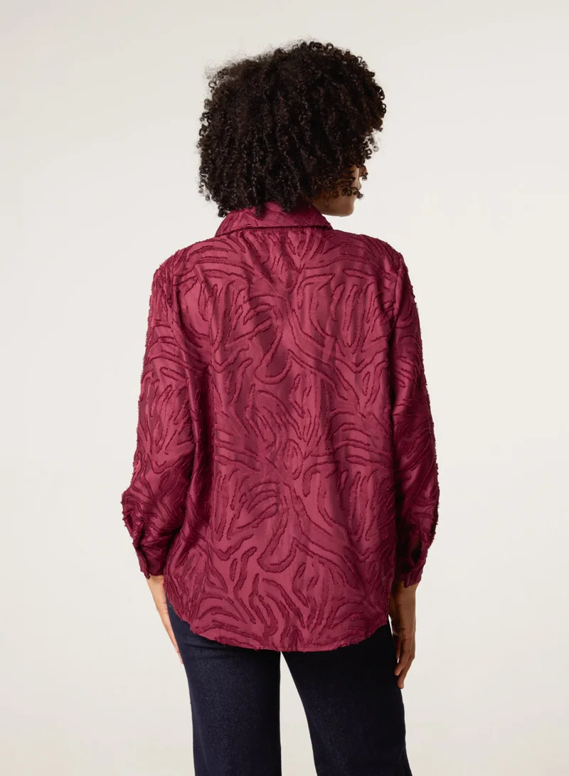 بلو فانيلا قميص بيرن آكت كبير الحجم