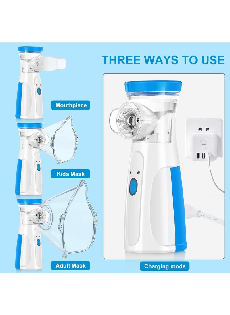 Rock Pow - Portable Nebulizer Mini Vaporizers Handheld Atomizers for Adults and Children Travel Nebulizer Steam Inhalator Low Power - Image 1