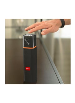 تراندز مكبر صوت لاسلكي محمول مزود بتحكم دوار من تراندز مع منفذ USB وبطاقة TF وبلوتوث وراديو FM. بطارية احتياطية بقوة 1200 مللي أمبير في الساعة لمتعة متواصلة  - Image 3