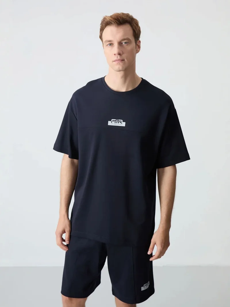 TOMMYLIFE TOMMY Men's Oversized T-Shirt And Shorts Set