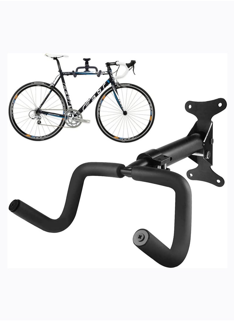 Arabest Bike Wall Mount Bike Storage Rack - Foldable - Length and Angle Adjustable - Horizontal Bicycle Rack for Garage,Indoor,Home,Road Bikes,Mountain Bikes,Hybrid Bikes with Screws  - Image 1