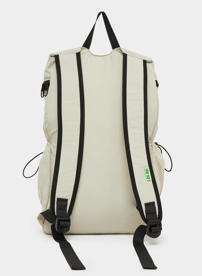 ستايلي ستيلا حقيبة ظهر سادة بسحاب وتفاصيل رباط - Image 2