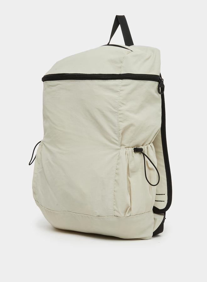 ستايلي ستيلا حقيبة ظهر سادة بسحاب وتفاصيل رباط - Image 1