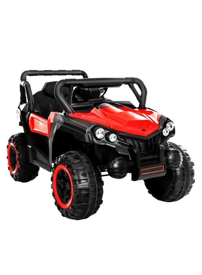 Children's electric ride-on car, multi-colored car for children, boys and girls (red) - Image 1