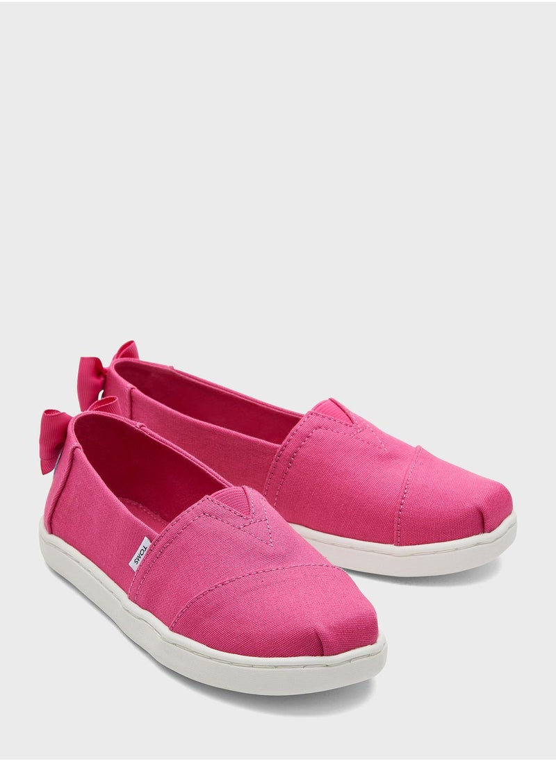 TOMS - Youth Back Bow Alp Espadrille - Image 1