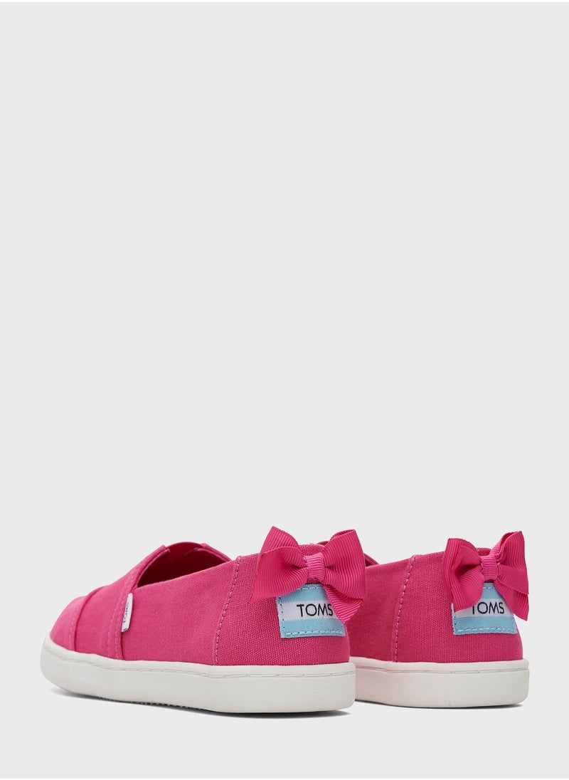 TOMS - Youth Back Bow Alp Espadrille - Image 1