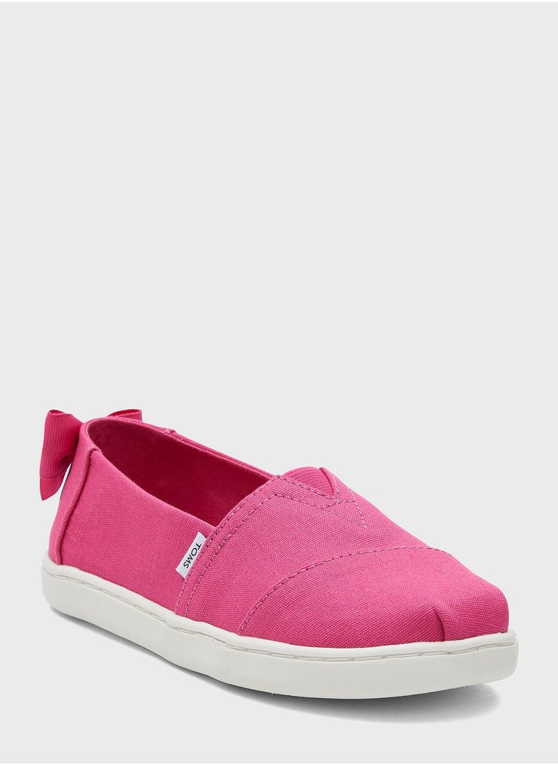 TOMS - Youth Back Bow Alp Espadrille - Image 1