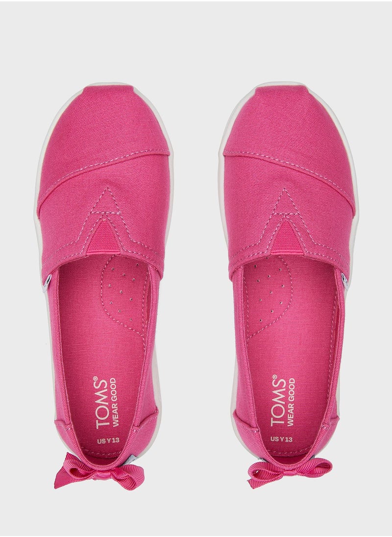 TOMS - Youth Back Bow Alp Espadrille - Image 1