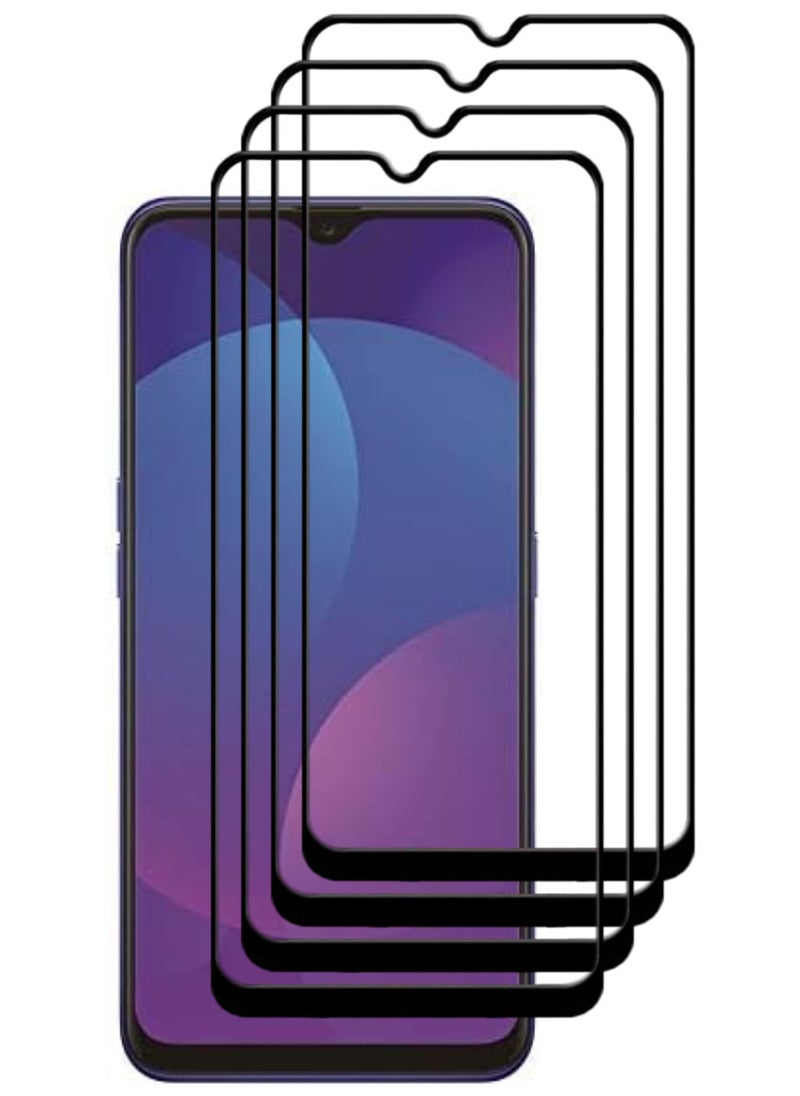 ACLIX 4 Pieces Antistatic ESD Dustproof Premium Quality High Definition Tempered Glass Screen Protector Designed For Oppo F11 - Image 1