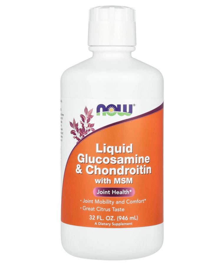 now Liquid Glucosamine & Chondroitin with MSM Citrus 32 fl oz (946 ml)