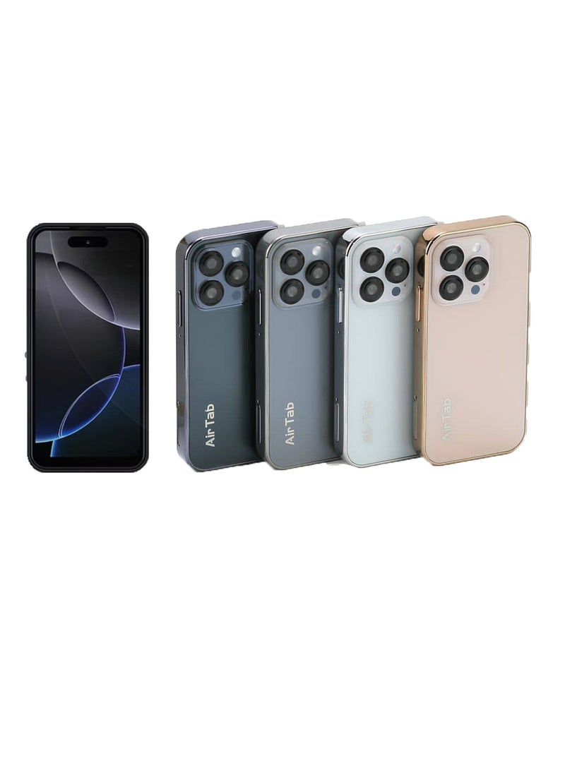 إيرتاب هاتف محمول صغير جدًا Mini 16 يعمل بنظام Android رباعي النواة، هاتف ذكي صغير للغاية، صغير الحجم، مناسب للجيب، مناسب للطلاب والأطفال والرجال والنساء - أسود - Image 1