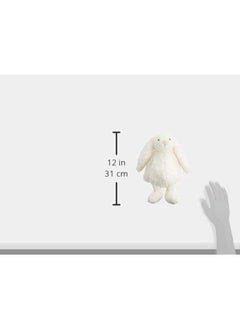 Jellycat Bashful Cream Bunny Stuffed Animal, Medium 12 Inches | Rabbit And Bunny Plush Toy | Classic Children'S Gift  - Image 3