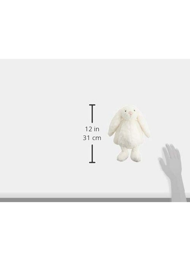 Jellycat Bashful Cream Bunny Stuffed Animal, Medium 12 Inches | Rabbit And Bunny Plush Toy | Classic Children'S Gift  - Image 3