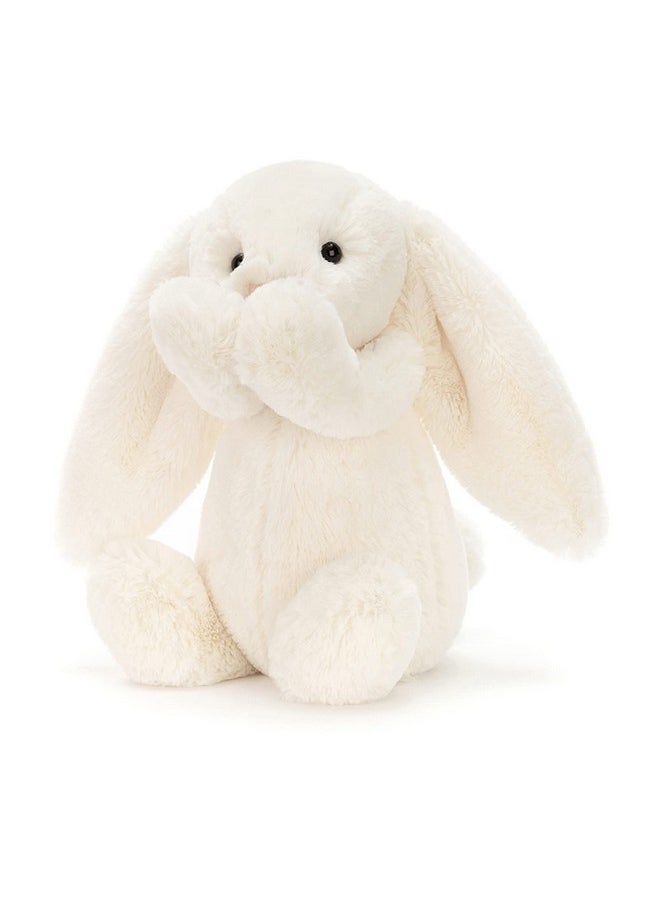 Jellycat Bashful Cream Bunny Stuffed Animal, Medium 12 Inches | Rabbit And Bunny Plush Toy | Classic Children'S Gift  - Image 2