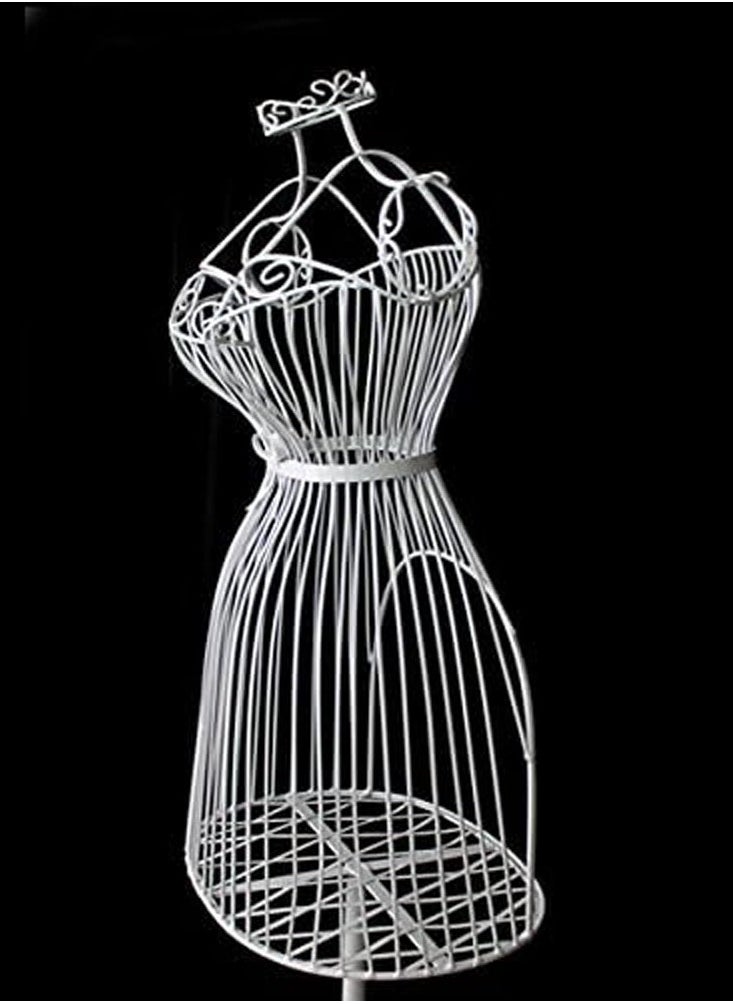 Generic FFD Female Tailor's Dummy Mannequin with Metal Wire Frame - Torso Body for Dress, Jewelry, and Sewing Display  - Image 2