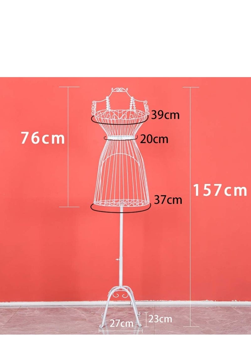 Generic FFD Female Tailor's Dummy Mannequin with Metal Wire Frame - Torso Body for Dress, Jewelry, and Sewing Display  - Image 3