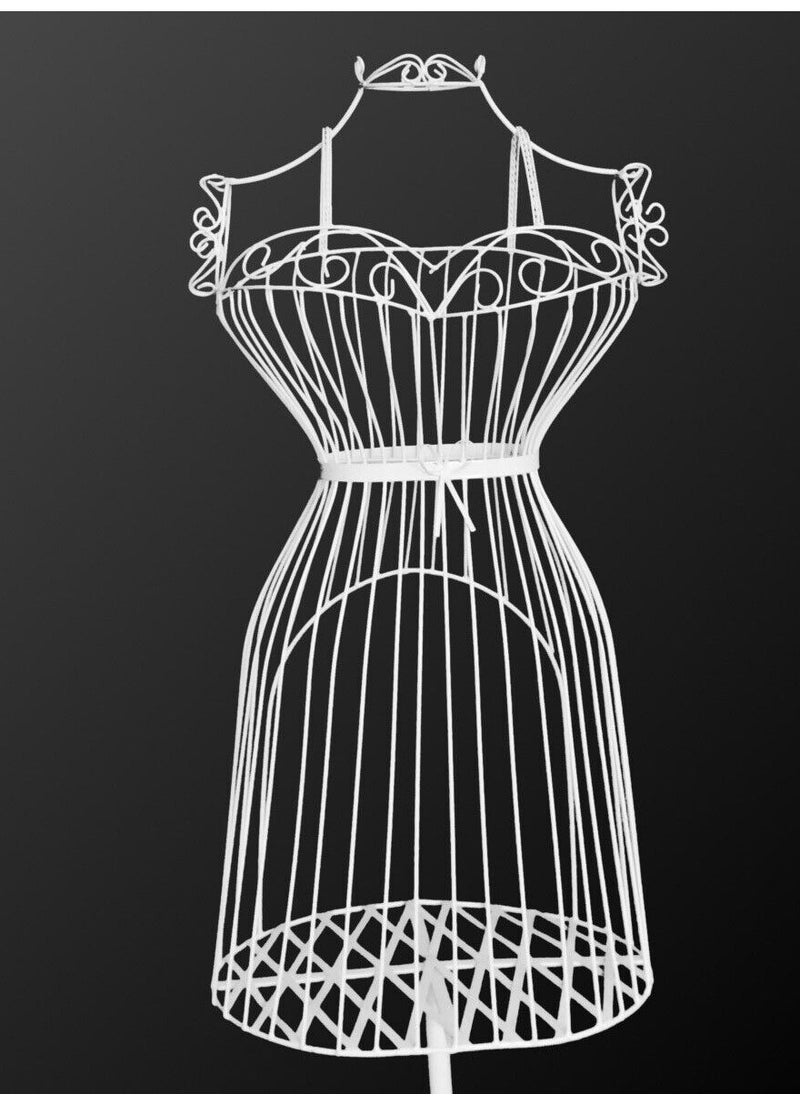 Generic FFD Female Tailor's Dummy Mannequin with Metal Wire Frame - Torso Body for Dress, Jewelry, and Sewing Display  - Image 4