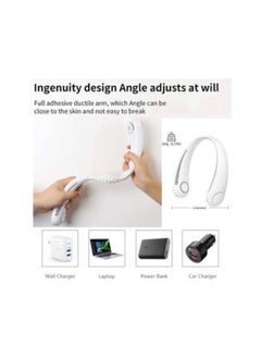 ACLIX Neck Hanging Fan Cooler Fan 360° Airflow, Portable Hands-Free Mini USB Fan-Personal Mini Fan Powered By Rechargeable Battery, Perfect For Children, Office, Travel, Sports, Family  - Image 3