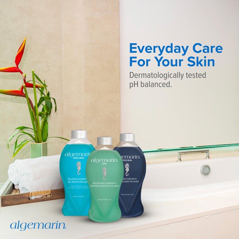 Algemarin Original Scent Foam Bath â€“ European Sea Aromatherapy (1-Pack, 750 ml) - Image 5