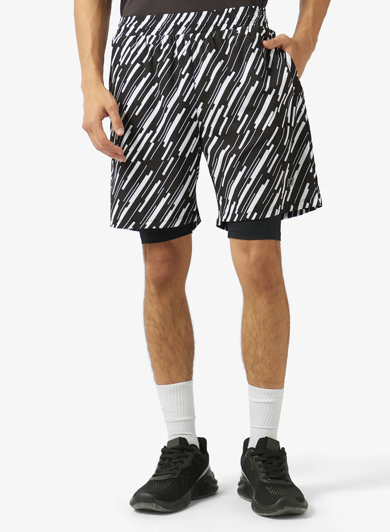 FRWD Sublimation digital print 2 in 1 shorts