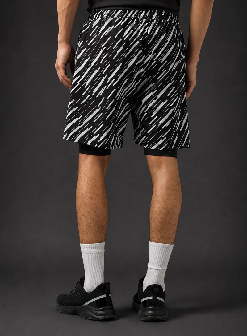 Frwd  Sublimation digital print 2 in 1 shorts for Men | Best Price UAE
