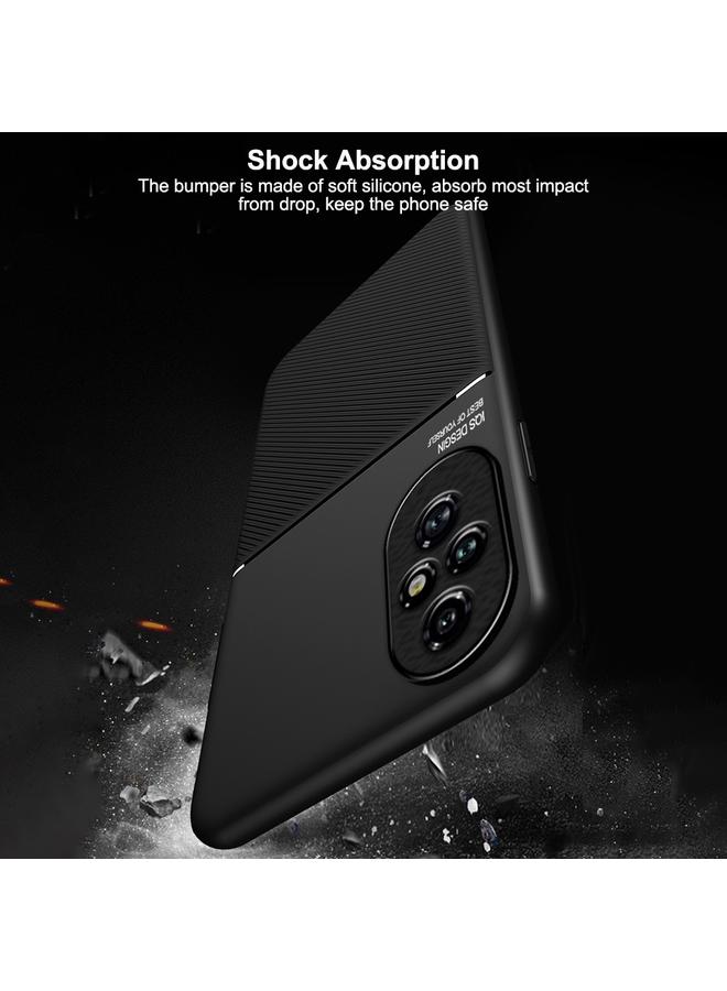 زبون جراب لهاتف Honor 200 الكلاسيكي المائل والمحبب المغناطيسي المصنوع من مادة البولي يوريثان الحراري الهجين - Image 5