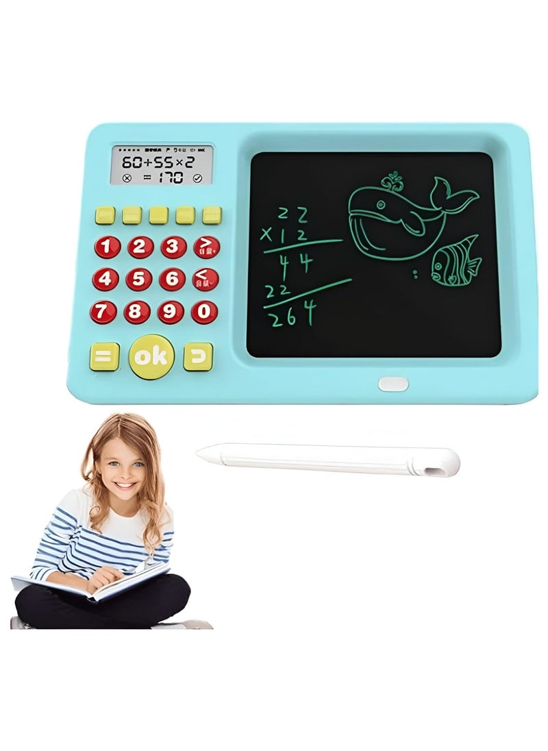 General - Kids LCD Writing Tablet |Educational Maths Tablet for 3-9 year olds |Learn Addition, Subtraction, Multiplication and Division |Doodle Board and Calculator Features - Image 1