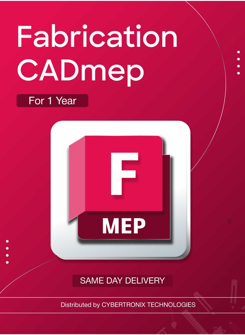 Autodesk - Autodesk Fabrication CADmep – 1 Year Subscription | SAME DAY DELIVERY - Image 1